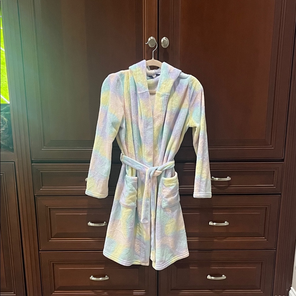 Lands' End Soft Pastel Bathrobe